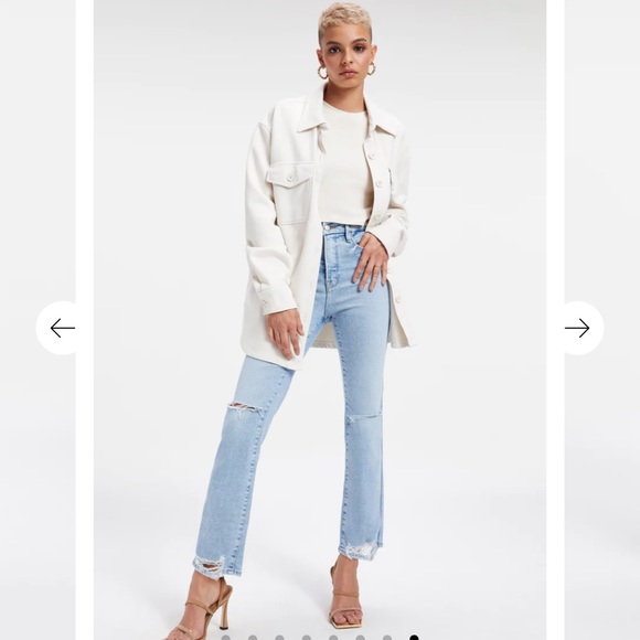 Good American Good Curve Straight Jeans - Picture 1 of 4